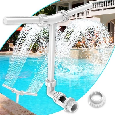 Wasserfontäne Springbrunnen Wasserfall Swimmingpool Sprinkler wassersprühgerät - Bild 1 von 4