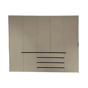 Interlübke Kleiderschrank Collect Mattlack Außen M08 Greige Innen M23 - Bild 1 von 6