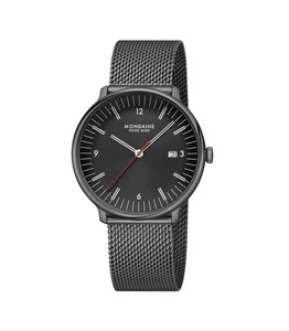 Mondaine Double MLE.41220.SM ø 41 MM - Men's Watch - Picture 1 of 8