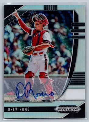 Drew Romo 2020 Prizm Draft Picks Silver Auto #PDP35 - Image 1 of 2