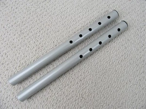 *NUOVO* COPPIA ALZATINA PULEGGIA AEROPILATI ARGENTO/GRIGIO ~ SPEDIZIONE VELOCE!! - Foto 1 di 5