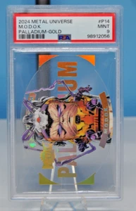 2024 Skybox Marvel Metal Universe Avengers Palladium Gold 7/10 M.O.D.O.K. #P-14 - Picture 1 of 3