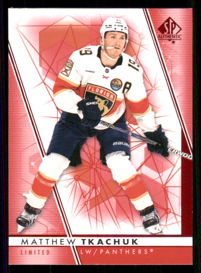 2022-23 SP Authentic Limited Red #19 Matthew Tkachuk - Image 1 of 2