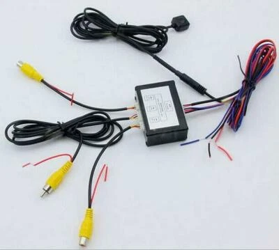 Car Front Rear Parking View Camera Switch 2 Channel Control Box Converter Pretty - Image 1 of 4