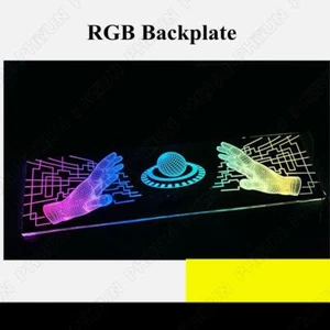 1PC RGB Backplate For Graphics Card GPU Gaming Pc Case ARGB Led Light Aura Sync - Afbeelding 1 van 6