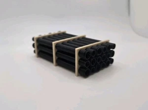 1/50 Scale 12" Black Pipe Trailer Load/Diorama Accessory - Picture 1 of 5