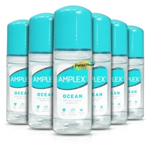 6x Amplex Ocean Anti Perspirant Deodorant Roll On 50ml - Picture 1 of 1