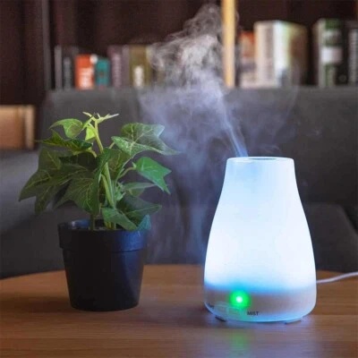 Aroma Diffuser Luftbefeuchter 100ml Ultraschall-Vergebe Öle mit 7 Farben LED - Bild 1 von 4