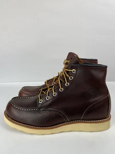 Red Wing 8138 Classic Moc Toe Boots Briar Oil Slick Leather 8.5 D Seconds - Picture 1 of 14