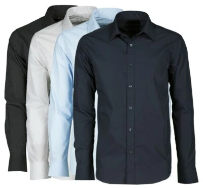 Camicia Uomo Manica Lunga "Facile Stiro" Vestibilità Comoda S - 4XL Cotone - Immagine 1 di 4