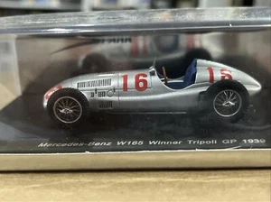 MERCEDES BENZ W165 WINNER TRIPOLI GP 1939 LANG 1/43 RESIN CAR MODEL:SPARK S1033 - Picture 1 of 11