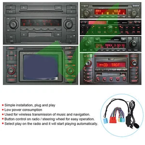 Adaptateur audio avec haut-parleur pour autoradio 8L 8P B5 B6 B7 - Photo 1/12