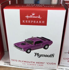Hallmark Keepsake 2023 MINIATURE 1970 Plymouth Hemi Cuda Lil' Classic Cars NIB
