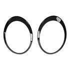 ? 2pcs Gloss Black Headlight Surround Cover Trims Molding For Cooper Clubman F54