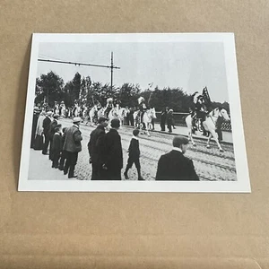 Buffalo Bill Crossing Canton Bridge Cardiff 1903 Postcard - Picture 1 of 6