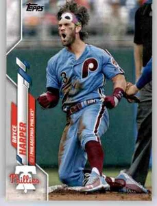 2020 Topps Series 1 Bryce Harper Base Card MLB PWE Set Break Phillies #250 - Picture 1 of 2