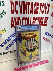 Amazing Spider-Man #61 CGC 8.0, 1st Gwen Stacy Cover, Silver Age Stan Lee (1968) - Picture 1 of 15