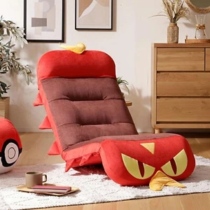 Sizzlipede Legless Chair Pokemon Reclining Single Seat Yakude Sofa Nap Red New - Picture 1 of 7