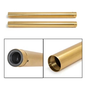 49mm 22 7/8" Fork Tubes For Harley Touring Bagger Road King 14-UP Gold 45500113 - Foto 1 di 9