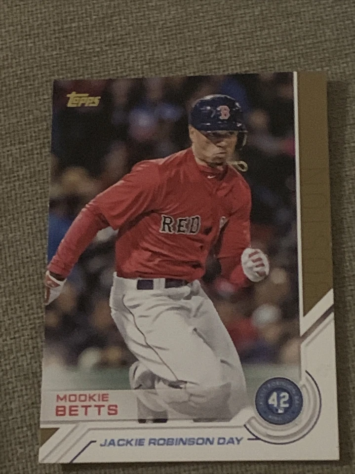 2017 Topps Jackie Robinson Day #JRD3 Mookie Betts Red Sox @2464* - Image 1 of 1