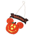 Funny Halloween Mouse Pumpkin Hanging Sign Decor And Props For Front Door