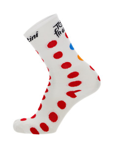 Official Tour de France KOM Leader Socks by Santini