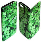 For Google Pixel Series - Shamrock Clover Print Wallet Mobile Phone Case Cover
