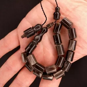 17 Büffelhorn Sorgenperlen Boynuz Tasbih Efe Tesbih Gebet Misbaha Eid Geschenk 913 - Bild 1 von 12