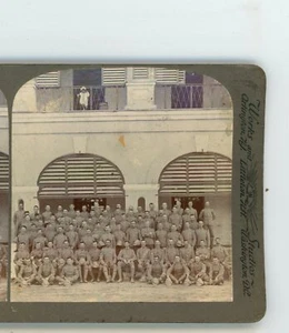 Portrait of A Military Group Underwood Stereoview - Picture 1 of 4