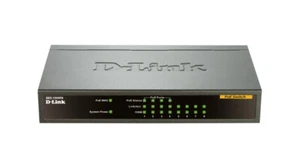 D-Link DES-1008PA network switch Unmanaged Fast Ethernet (10/100) Power over ... - Afbeelding 1 van 3