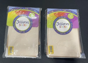 Jefferies Socks Little Girls' Jr Miss Pantyhose Tights Neutral Size8-10   00964 - Picture 1 of 3