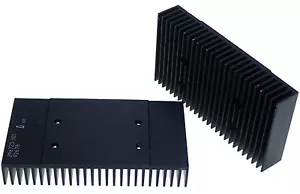 HP Aluminium Black anodised Multipurpose HeatSink. 61 x 117 x 20mm - Picture 1 of 6