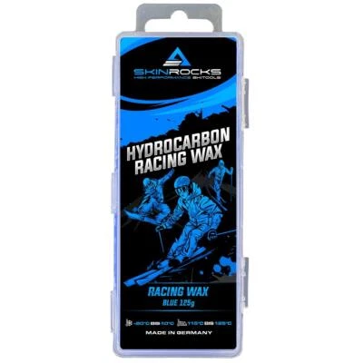 SkinRocks Hydrocarbon Racing Wachs Ski Langlauf Snowboard Cold Wax Blue 125g - Bild 1 von 2