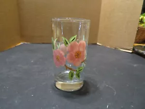 Vintage 4" Glassware Tumbler Desert Rose: England and Portugal Backstamp - Picture 1 of 5