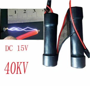 DC 15V do 40kV impulsowy generator łuku wysokiego napięcia transformator doładowania cewka zapłonowa - Zdjęcie 1 z 3