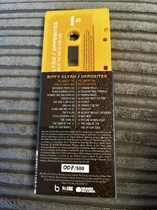 Biffy Clyro Opposites New Cassette Orange Card Sleeve Mint Numbered 007/500 Only - Picture 1 of 2