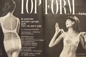 PUBLICITÉ DE PRESSE 1964 SOUTIEN-GORGE TOP FORM DE LEJABY - ADVERTISING - Imagen 1 de 1