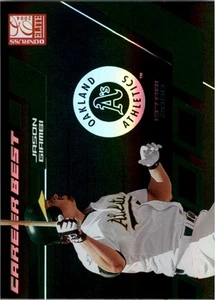 Donruss Elite Career Best Black #21 2004 Jason Giambi/100 - casi nuevo-como nuevo - Imagen 1 de 2