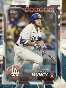 Paralelo Topps Max Muncy 4 de julio 2024/76 #314 SP - Imagen 1 de 2