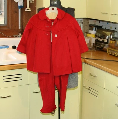 Child's Jacket & Pants Set Vintage Toddler Children's Winter Coat Set - Image 1 of 4