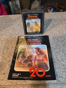 Atari 2600 7800+ Sears Telegames Defender With Manual Tested Combine Ship - Picture 1 of 6