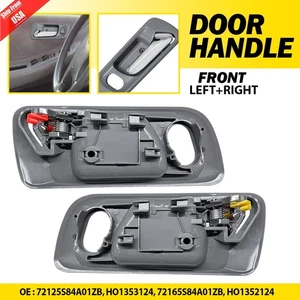 Juego de manijas interiores de puerta/2 para Honda Accord 1998-2002 carcasa delantera interior gris - Imagen 1 de 11