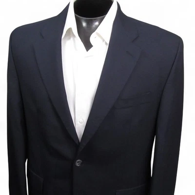 Blazer Chaps Ralph Lauren Clásico Azul 41R Azul Marino Lana Dos Botones Ventilación Única Foto 1 de 4