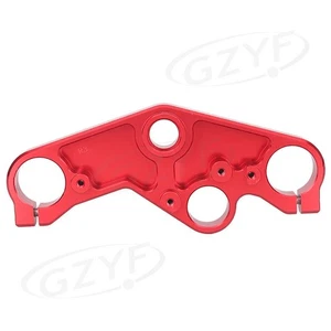 Gabelbrücke vorne oben obere Klemme für Yamaha YZF R3 R25 2014 2015 2016 Rot - Picture 1 of 7