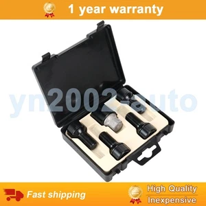 5pcs Black Wheel Locks Set 0019901607 For Benz W176 C117 X117 X156 CLA260 GLA260 - Picture 1 of 16