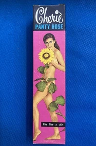 VINTAGE PANTY HOSE CHERIE STRETCH NYLON WHITE MIDS SHAPELESS ONE THAT SHAPES YOU - Foto 1 di 9