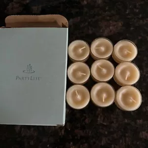 NIB Party Lite Tea Light 9 Candles "YUZU & LIME" - Picture 1 of 2