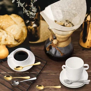Demitasse Espresso Spoons, Mini Coffee Spoon, Stainless Steel Small Spoons for D - Picture 1 of 12