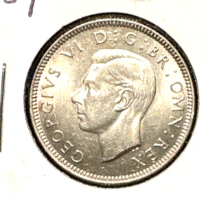 Great Britain 1937 Scottish arms Shilling KM 854 BU - Picture 1 of 2