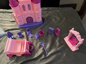 Disney Princess Toys, Belle Stackable Castle Doll House Playset with Small Doll  - Picture 1 of 5